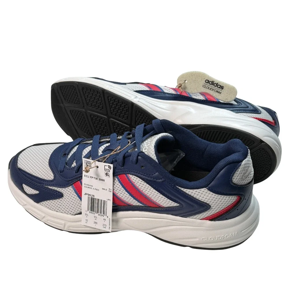Adidas Eclyptix 2000 Shoes - NEW Mens Size 10 Red / White / Blue - #47324-CL3
